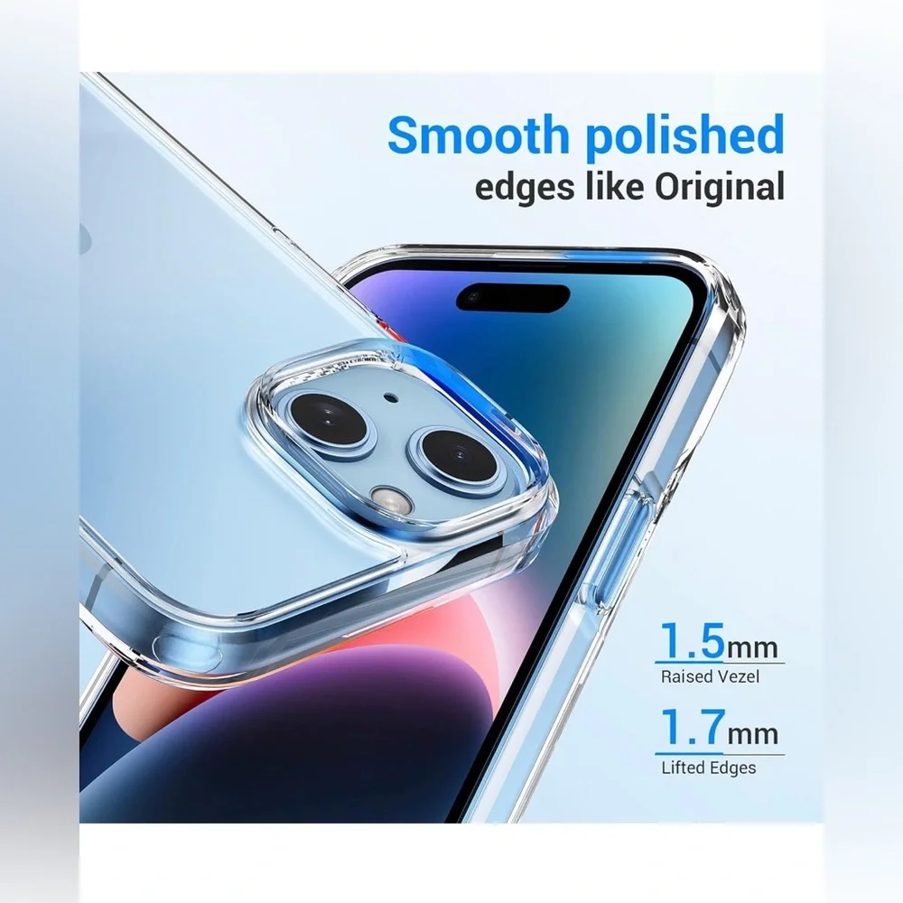 New! Unopened! 5 in 1 for iPhone 15 Case, with 2 Tempered Glass Screen Protector